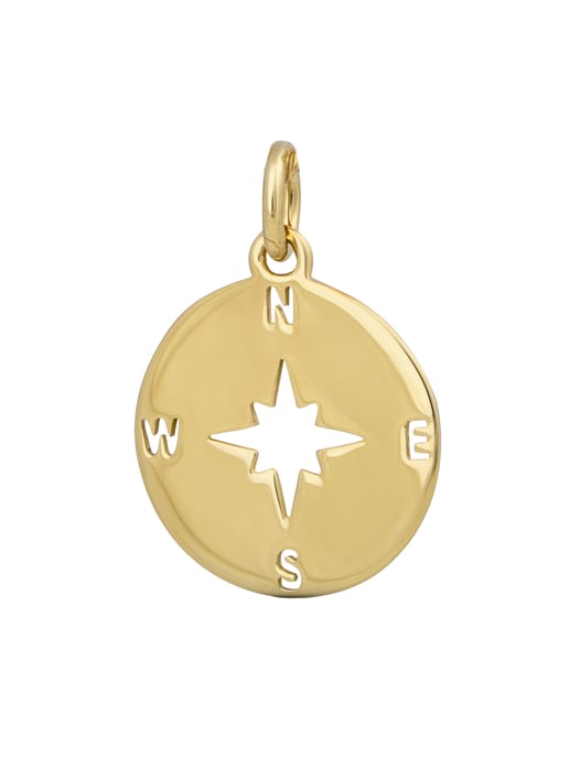 Orolino Anhänger Gold 375 mit Kompass-Motiv - Image 1