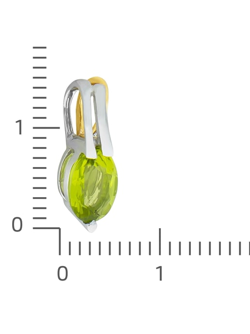 Fascination by Ellen K. Anhänger 375/-Gelbgold/Weißgold mit Peridot - Image 3