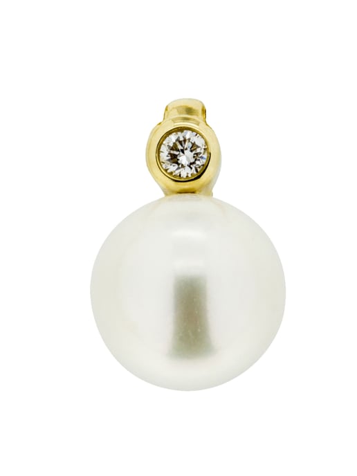Orolino Anhänger 585 Gold mit Brillant 0,03ct. + Perle 7-7,5mm - Image 1