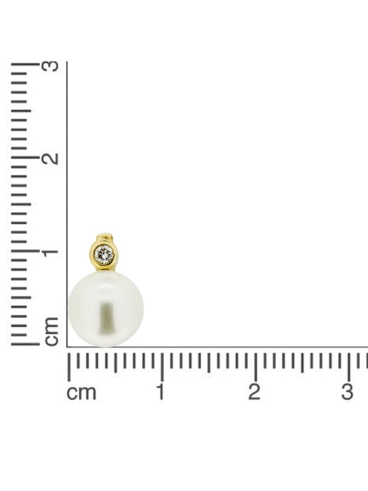 Orolino Anhänger 585 Gold mit Brillant 0,03ct. + Perle 7-7,5mm - Image 2
