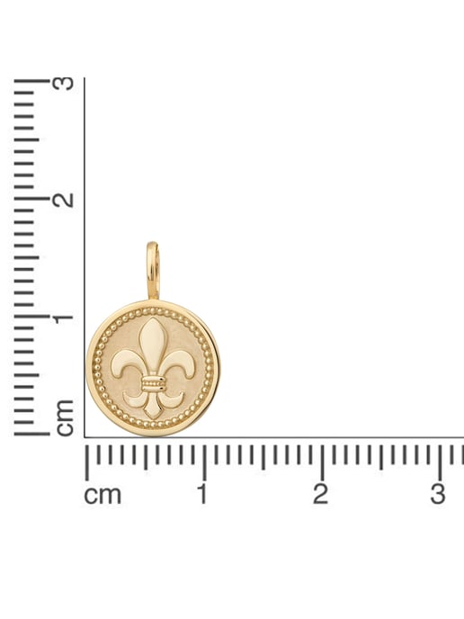 Orolino Anhänger Gold 375 mit Lilien-Motiv - Image 2