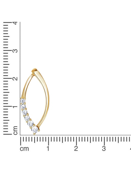 Fascination by Ellen K. Anhänger 375/- Gelbgold bicolor Zirkonia - Image 2