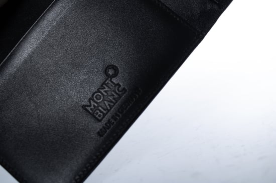 Montblanc, schwarze Ledergeldbörse - Image 5