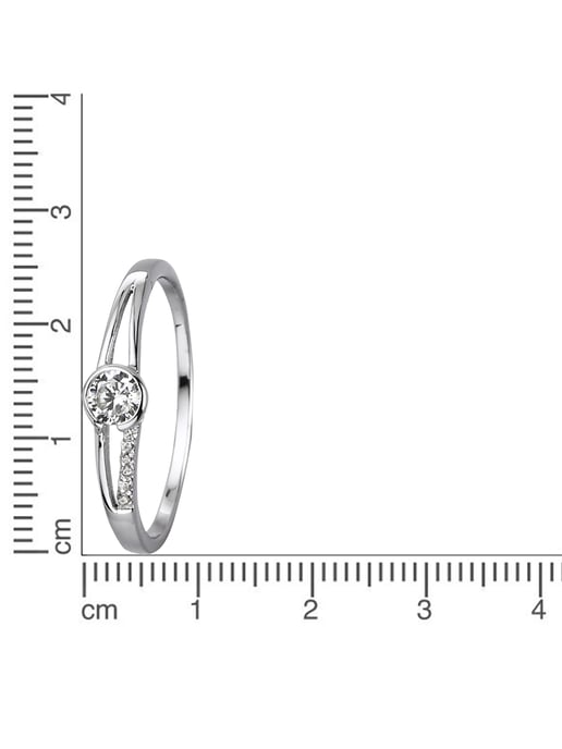 Fascination by Ellen K. Ring Gold 375 mit Zirkonia weiß - Image 5