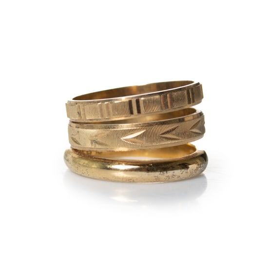 Maison Margiela, goldfarbener Ring - Image 2