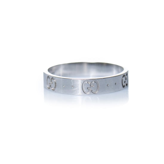 Gucci, Icon-Ring aus 18-karätigem Weißgold in Silber - Image 2