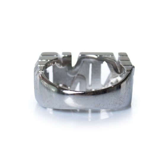 Dolce & Gabbana, silberner KING-Ring mit Strass - Image 4