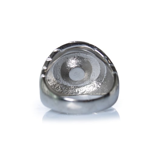 Dolce & Gabbana, silberner Ring von 1984 mit Stein - Image 4