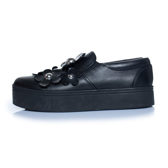 Marc Jacobs, schwarze Slip-On-Sneaker mit Blumenmuster - Image 2