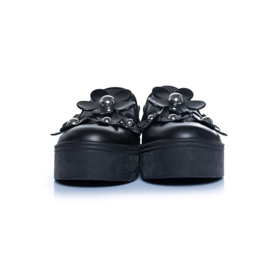 Marc Jacobs, schwarze Slip-On-Sneaker mit Blumenmuster - Image 5
