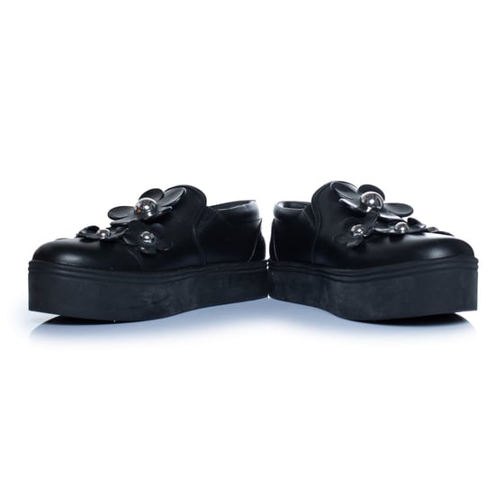 Marc Jacobs, schwarze Slip-On-Sneaker mit Blumenmuster - Image 6