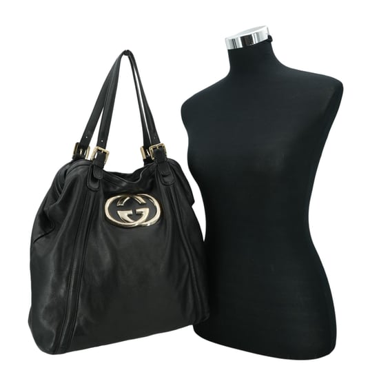 Gucci Ledertasche mit großem GG-Logo - Image 2
