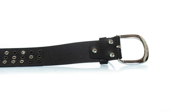 Isabel Marant, Gürtel mit riesigen Nieten in Schwarz - Image 6