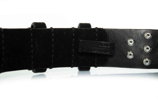 Isabel Marant, schwarzer Wildledergürtel mit schwarzen Steinen - Image 6