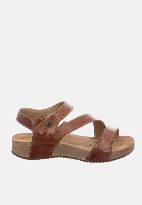 Josef Seibel Tonga 25 Camel - Josef Seibel Braune Leder Zehenstegsandalette für Damen - Image 2