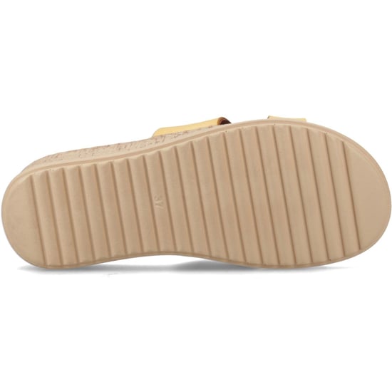 Hush Puppies Eloise Leder Damen Senfgelbe Sandalen - Image 3