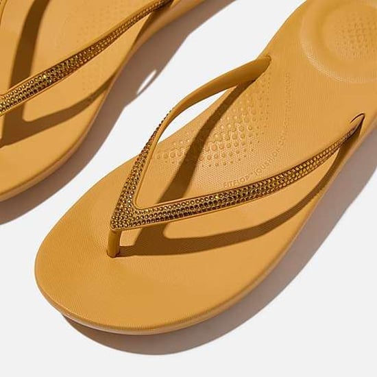 FitFlop Iqushion Sparkle Damen-Turmeric Flip-Flops - Image 3