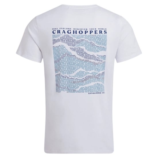 Craghoppers - "Lucent II" T-Shirt für Herren, Rückseitiger Aufdruck, kurzärmlig (Weiß) - Image 2
