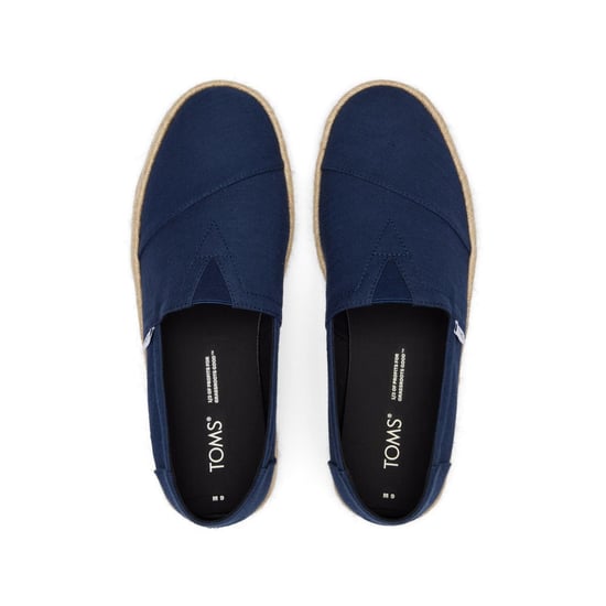 TOMS Alpargata Rope 2.0 100% Baumwolle Herren Navy Espadrilles - Image 4
