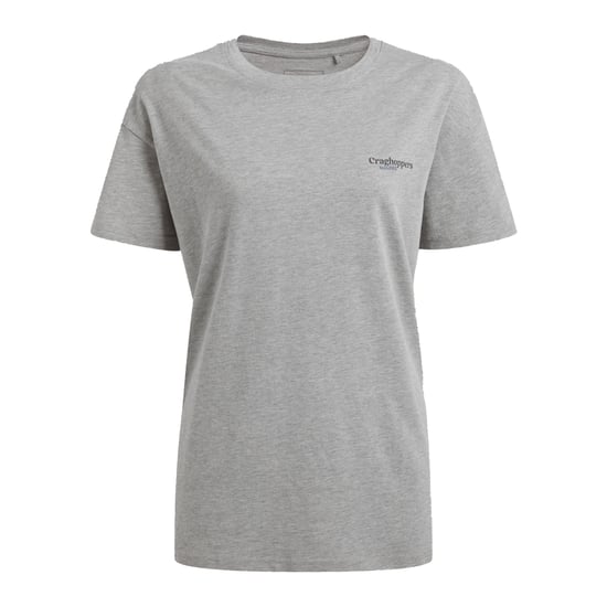 Craghoppers - "Yago" T-Shirt für Damen, Rückseitiger Aufdruck, kurzärmlig (Hellgrau Meliert) - Image 1
