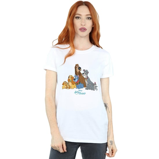 Disney - "Lady And The Tramp" T-Shirt für Damen (Weiß) - Image 2