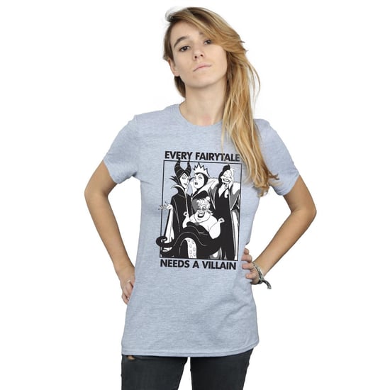 Disney - "Every Fairy Tale Needs A Villain" T-Shirt für Damen (Grau) - Image 4