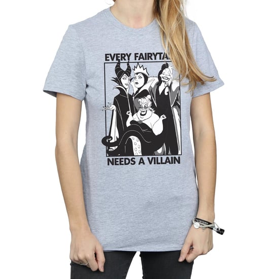 Disney - "Every Fairy Tale Needs A Villain" T-Shirt für Damen (Grau) - Image 5