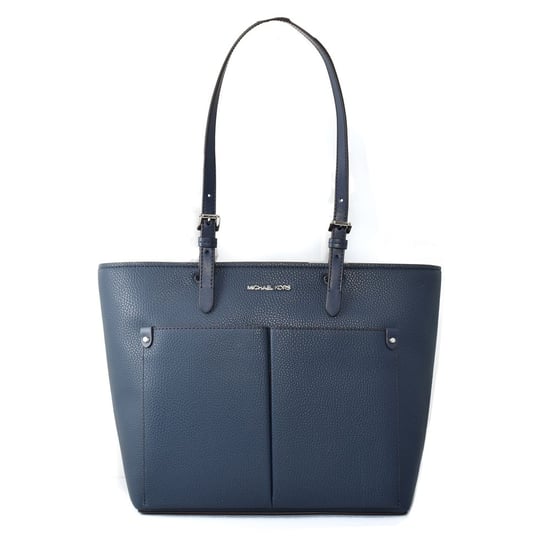 Michael Kors Blaue Kunstleder-Shopper Tasche - Image 1