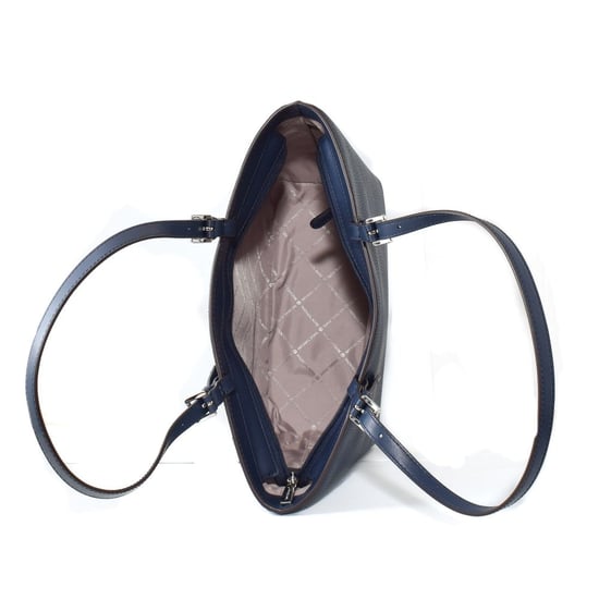 Michael Kors Blaue Kunstleder-Shopper Tasche - Image 3