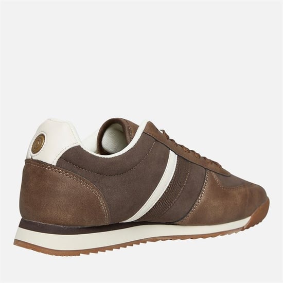 Lambretta Diego Herren Choc/Cream Sneakers - Image 2