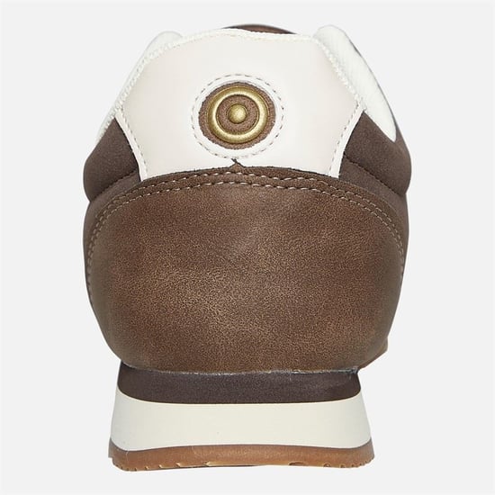 Lambretta Diego Herren Choc/Cream Sneakers - Image 4