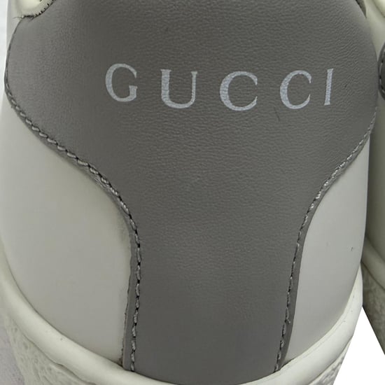 Gucci Interlocking G Perforated Ace Sneakers aus weißem Kalbsleder - Image 5
