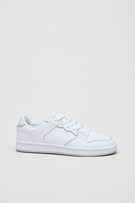 Ben Sherman Club Leder Herren Weiße Sneakers - Image 2