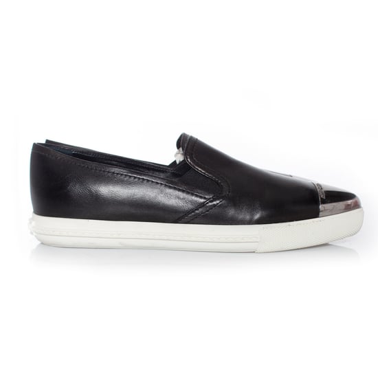 Miu Miu, Slip-on-Sneaker aus schwarzem Leder - Image 4