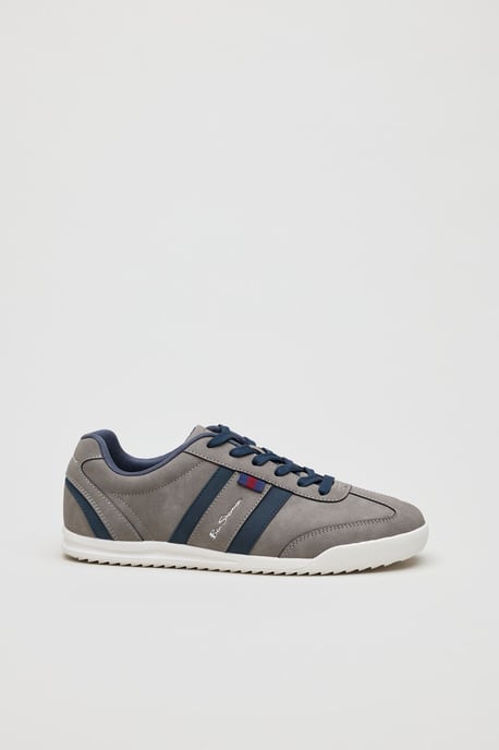 Ben Sherman Keeler Herren Trainer Grau/Navy - Image 2