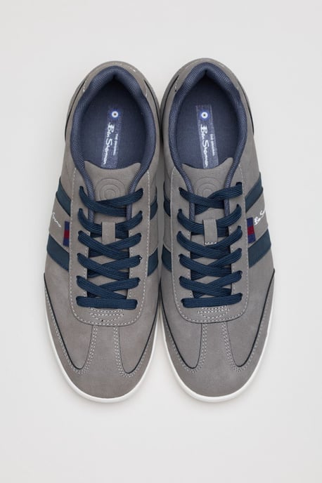 Ben Sherman Keeler Herren Trainer Grau/Navy - Image 3