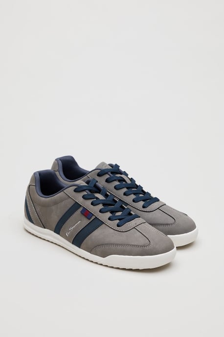 Ben Sherman Keeler Herren Trainer Grau/Navy - Image 4