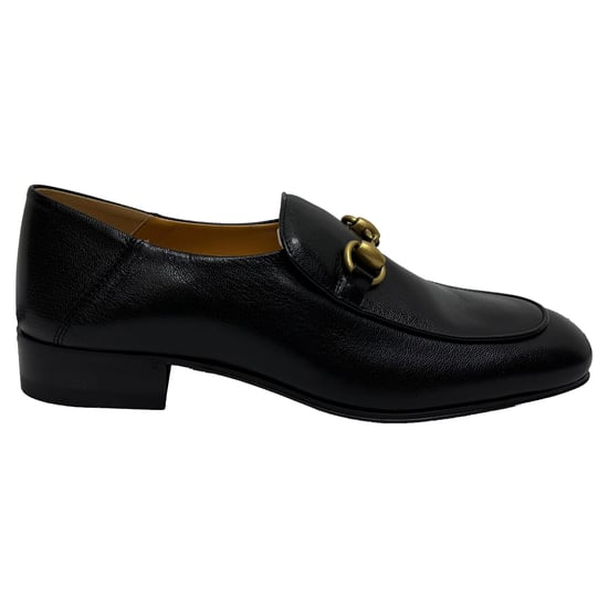 Gucci Horsebit Slipper aus schwarzem Leder - Image 1