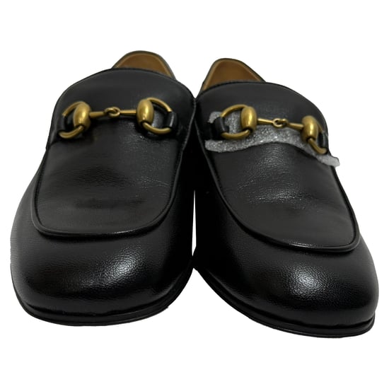 Gucci Horsebit Slipper aus schwarzem Leder - Image 2