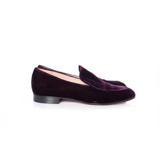 Gianvito Rossi, burgunderrote Marcel-Samt-Loafer. - Image 4