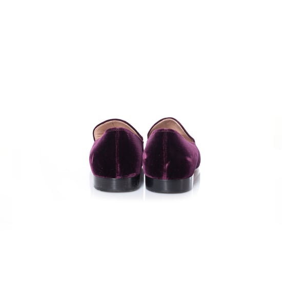 Gianvito Rossi, burgunderrote Marcel-Samt-Loafer. - Image 5