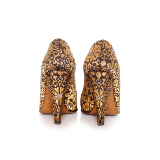 Yves Saint Laurent, Casablanca Brokat-Absätze. - Image 6