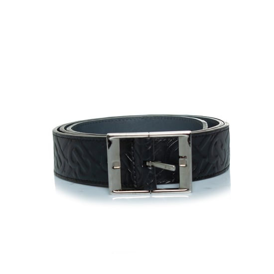 Burberry Ledergürtel mit B-Prägung in Schwarz - Image 2