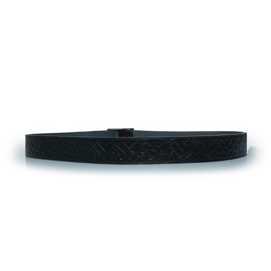 Burberry Ledergürtel mit B-Prägung in Schwarz - Image 3