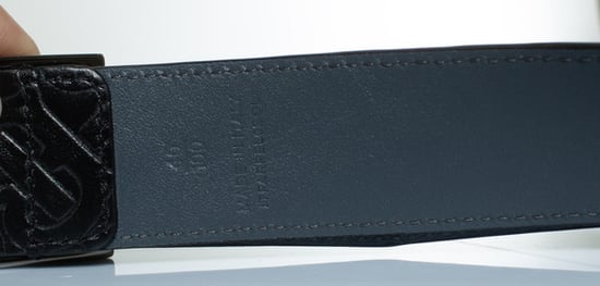 Burberry Ledergürtel mit B-Prägung in Schwarz - Image 6