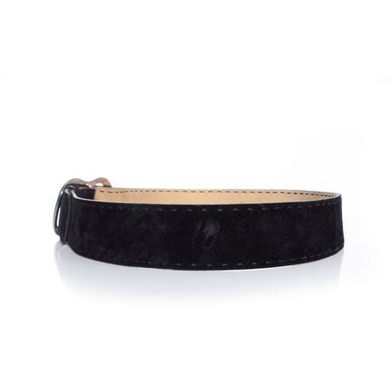 Prada, schwarzer Wildledergürtel mit silberner Schnalle - Image 3