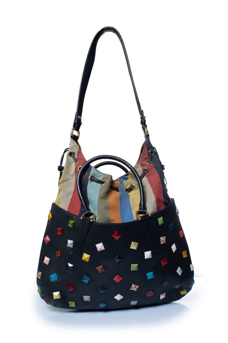 Fendi, B.Fab wandelbare, mit Nieten besetzte mittlere Tragetasche - Image 3