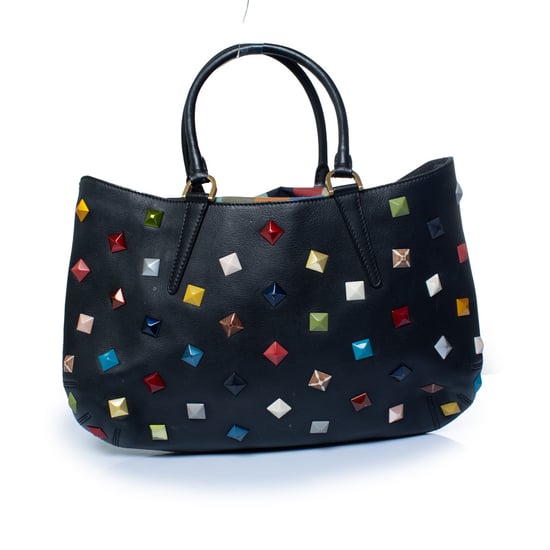 Fendi, B.Fab wandelbare, mit Nieten besetzte mittlere Tragetasche - Image 4
