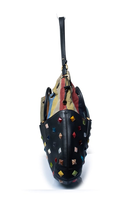 Fendi, B.Fab wandelbare, mit Nieten besetzte mittlere Tragetasche - Image 6