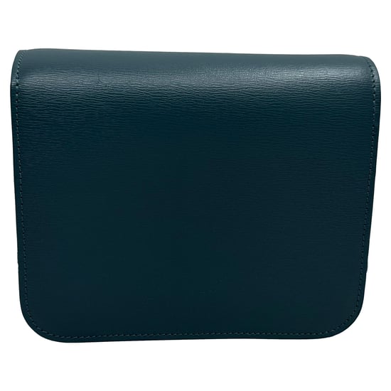 Celine Smooth Teen Box Bag aus grünem Leder - Image 3